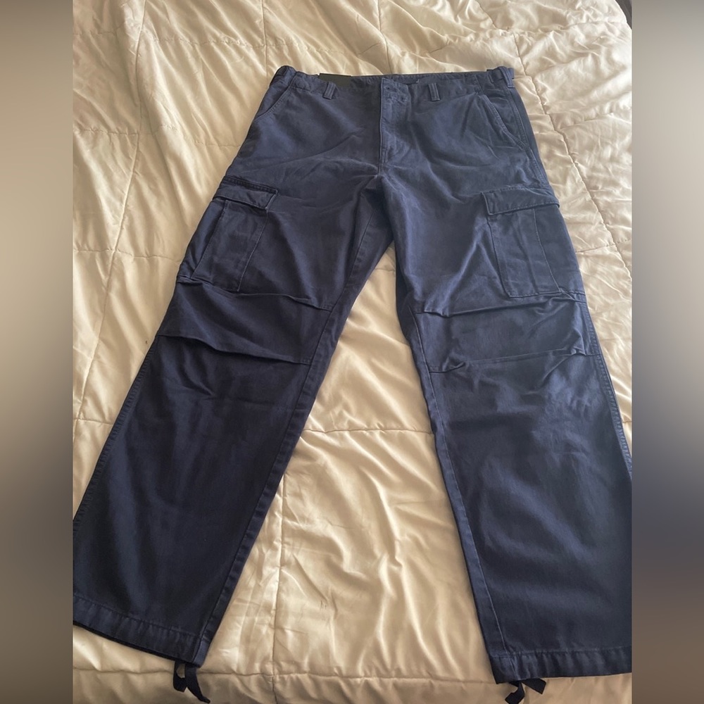 Banana Republic Heritage cargo pant, boat blue, size 38